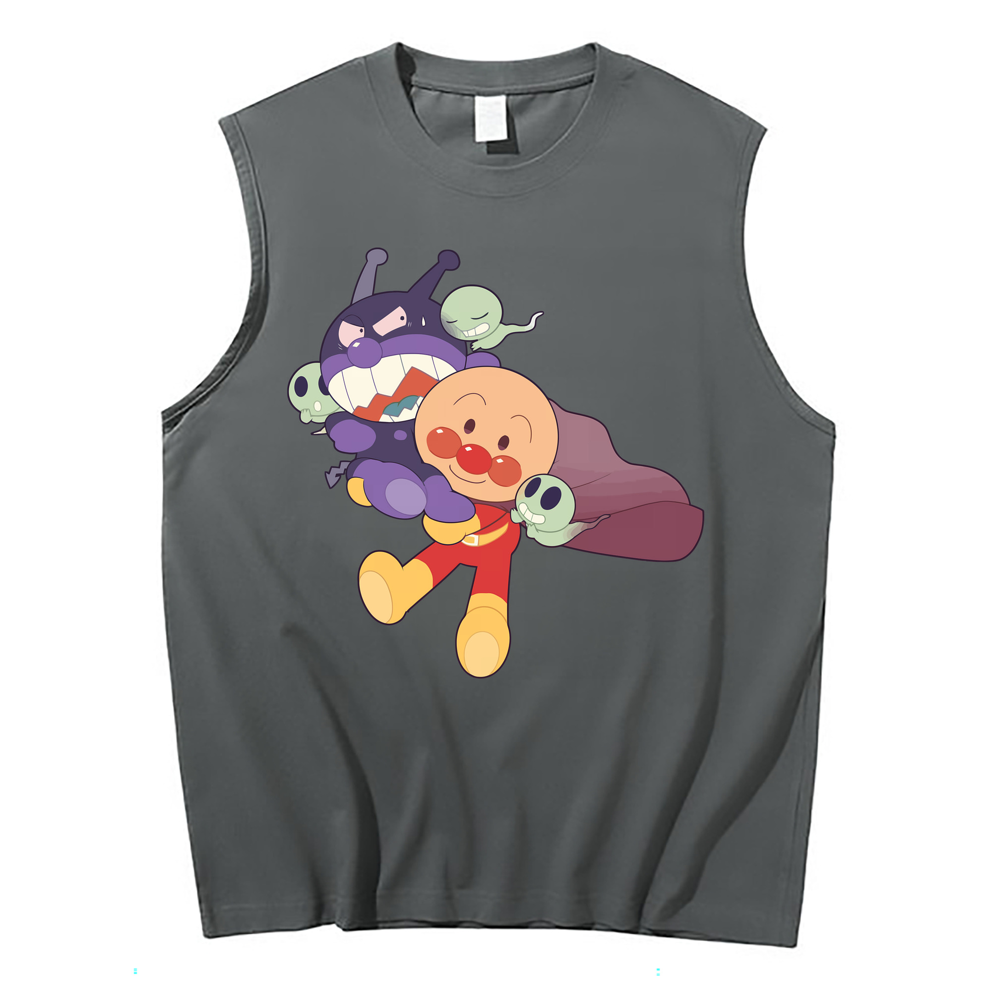 （画像用） アンパンマン Anpanman コットン100％タンクトップ（フロントプリント）